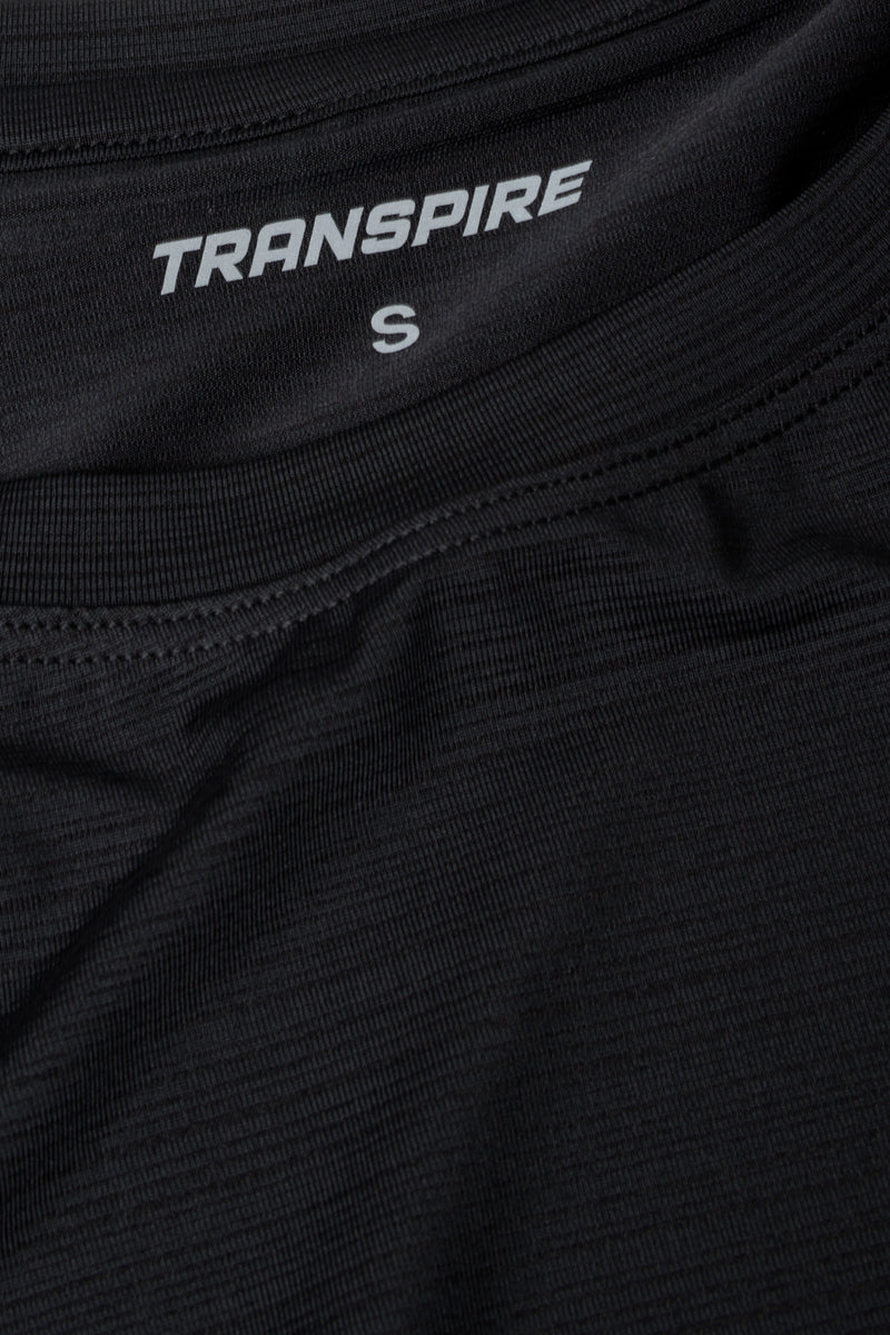 Transpire Train Tee - Black